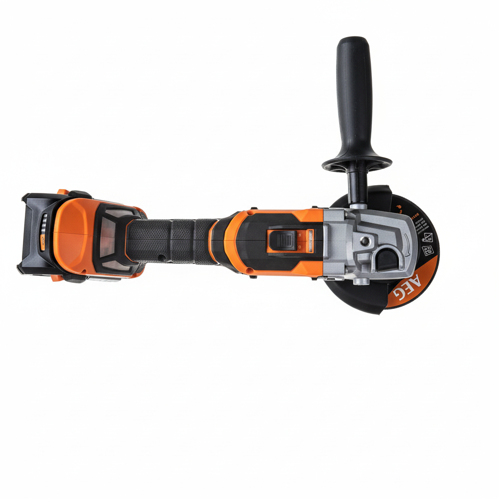 AEG 18V Akülü Avuç Taşlama BEWS 18-115 BLPX2 115mm Brushless 2x4.0Ah Profesyonel Set