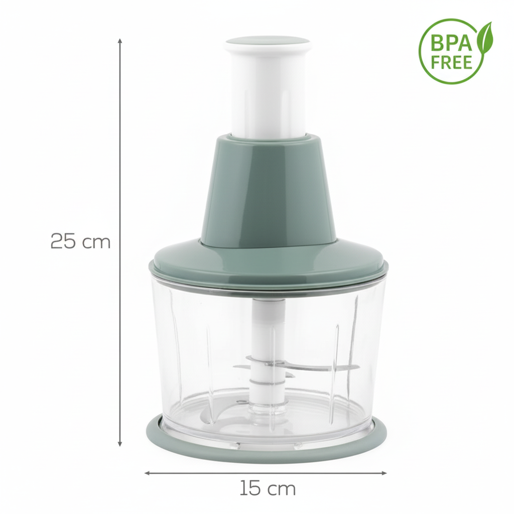 Asude ASD232 Basmalı Rondo 18 - 1000 ml Yeşil