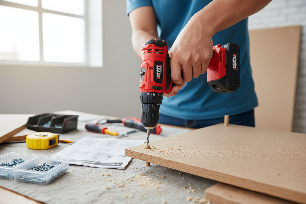 Attlas ATB 18 DD Li 18V Li-Ion Akülü Matkap - Şarjlı Vidalama