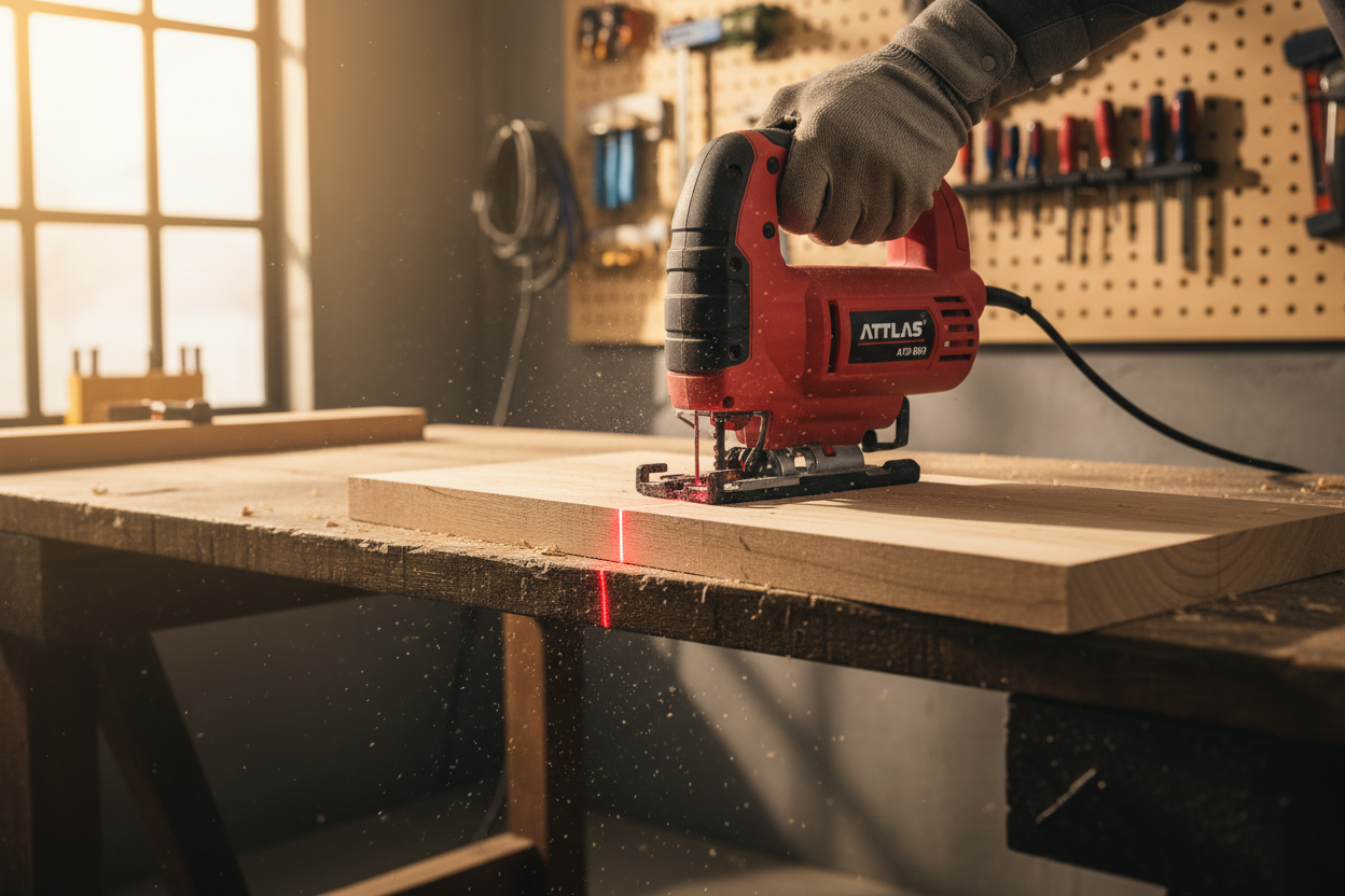 Attlas ATD 650 Profesyonel Dekupaj Testere 650W - Lazer Kılavuzlu