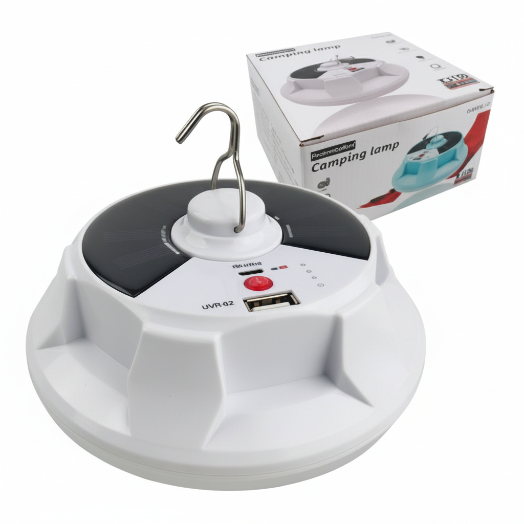 Fujika FLA304-S Solar Kamp Lambası - 30W Güneş Enerjili LED Fener