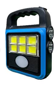 Volemi Solar Kamp Feneri - Güneş Enerjili ve Şarjlı LED El Feneri Işıldak