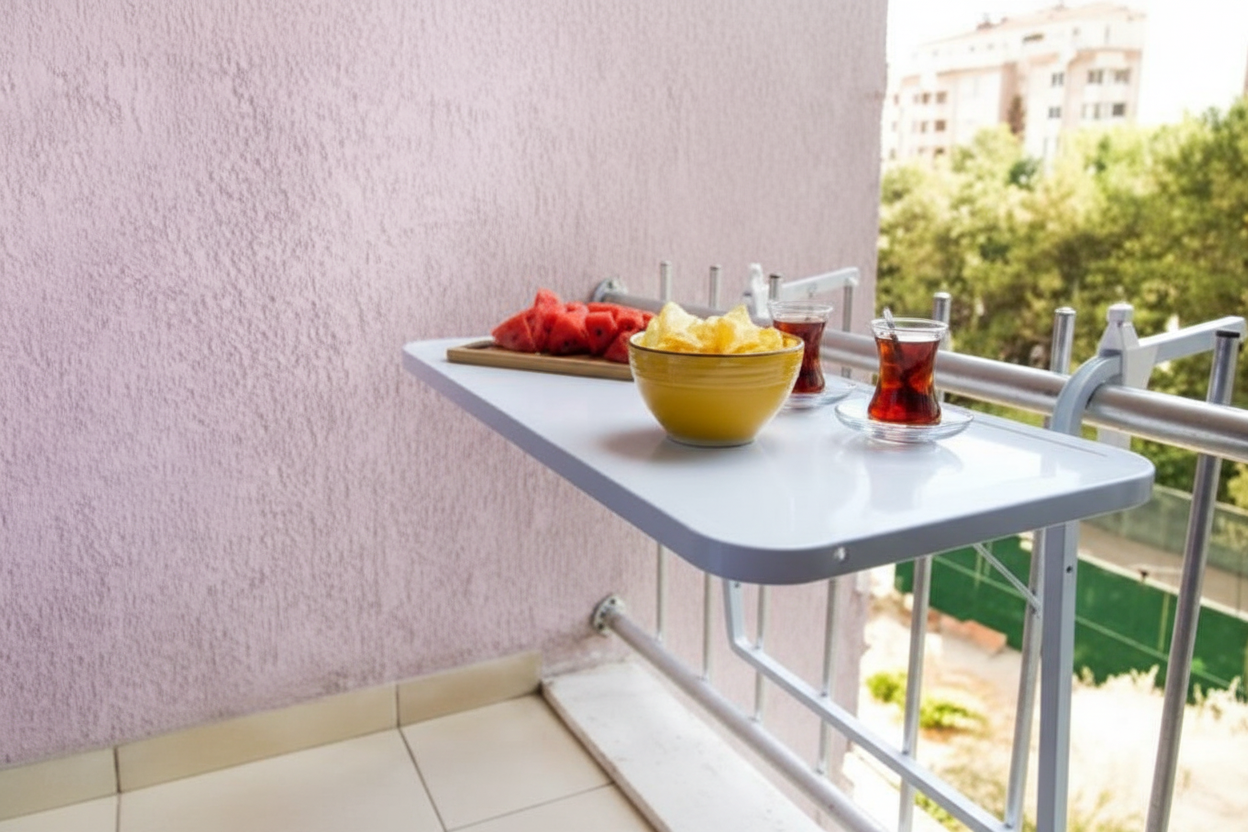 Perilla PRO19002 Pratik Katlanır Balkon Masası