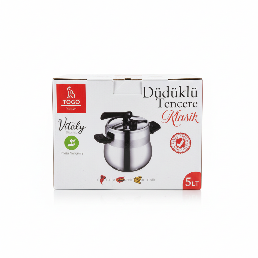 TOGO Vitaly Düdüklü Tencere 7 Litre