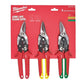 Milwaukee Kaportacı Makası 3'lü Set (Sağ, Sol, Düz)