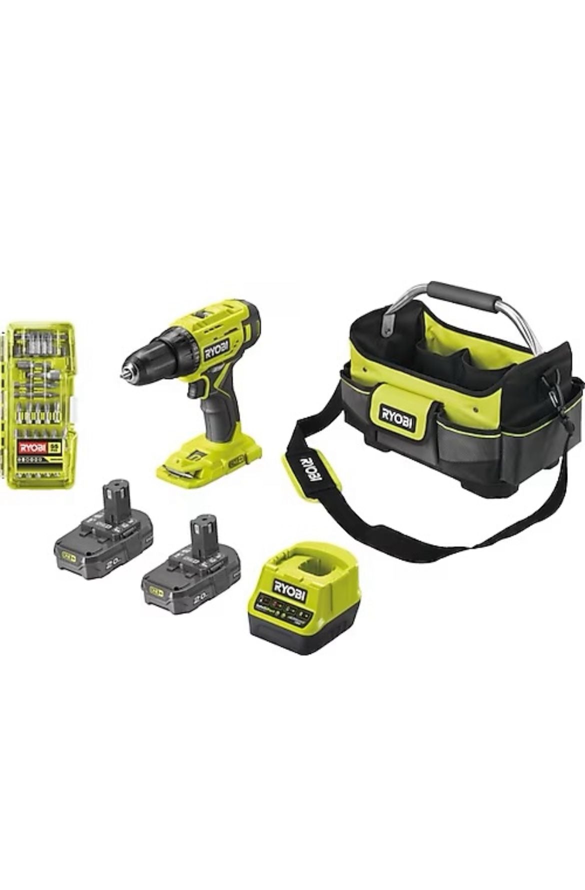 RYOBİ R18DD4-2200TA55 18 V AKÜLÜ MATKAP SETİ