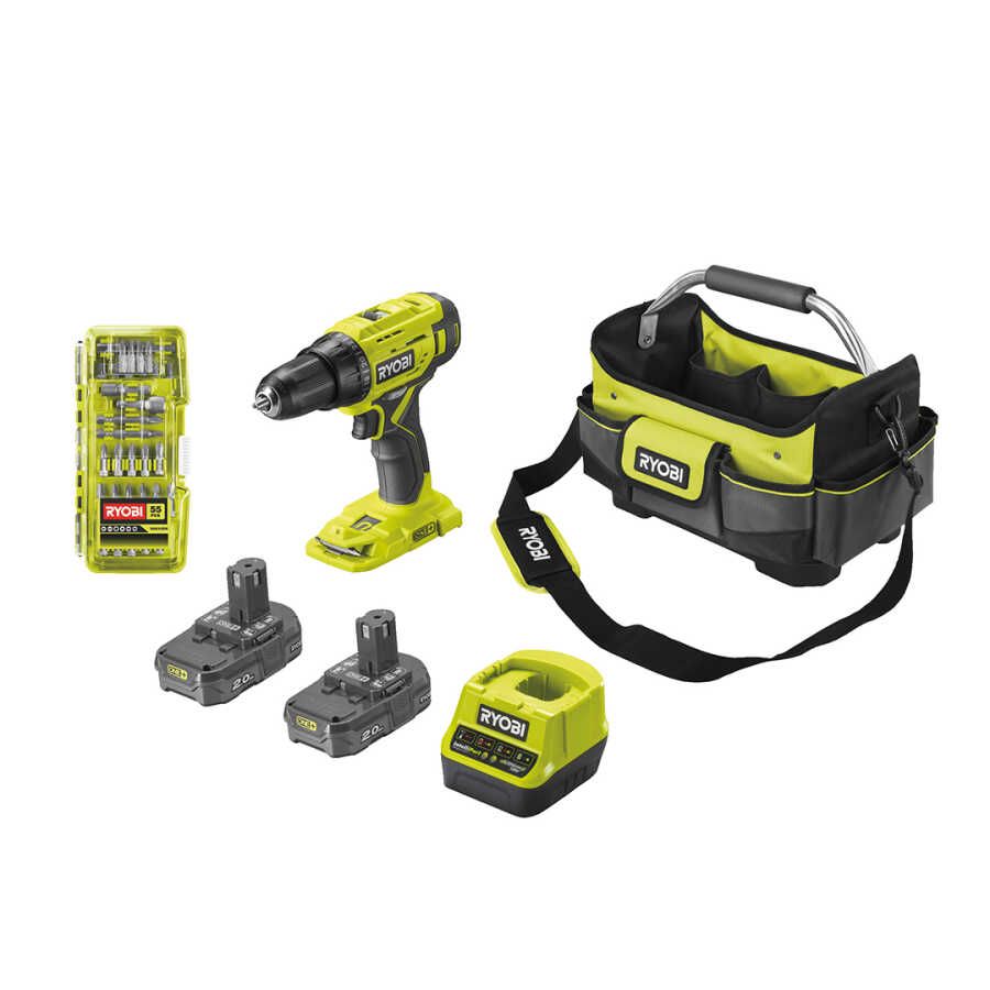 RYOBİ R18DD4-220OTA55 18V AKÜLÜ MATKAP SET