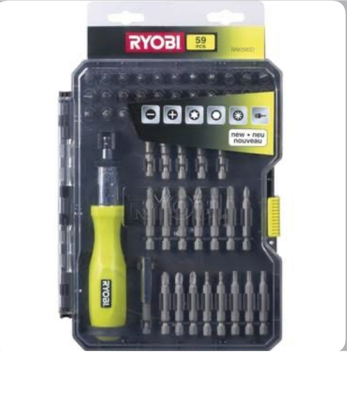 RYOBİ RAK59SD 59 PARÇA CIRCIRLI VİDALAMA SETİ