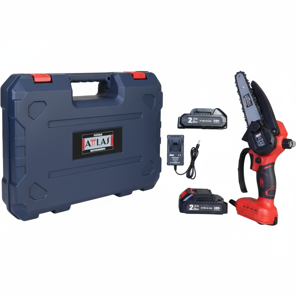 Attlas ATB 21 BT Akülü Budama Testeresi 15cm 21V 2.0Ah - Çift Akü/Çantalı