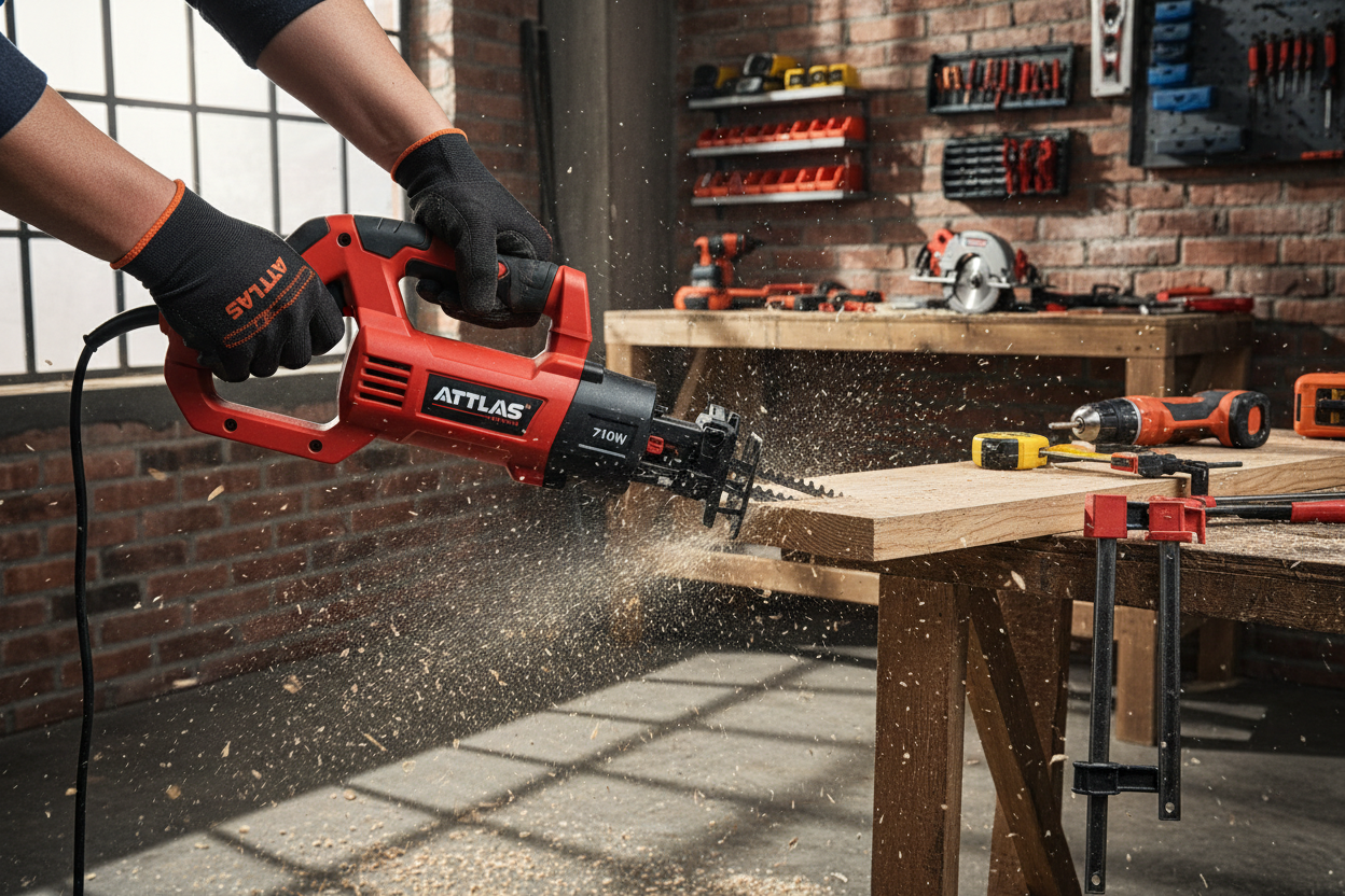 Attlas ATK 800 Tilki Kuyruğu Testere 710W - Kemik Kesimi İçin Uygun