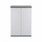 CLK-805 Plastik 2 Kapaklı Çok Amaçlı Banyo Dolabı Demonte Beyaz (84*60*41)