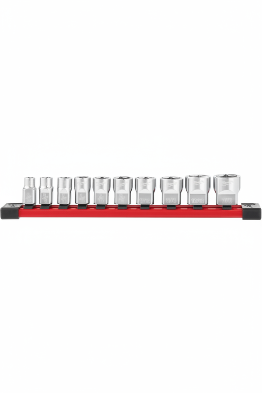 Milwaukee 3/8" Lokma Seti 10 Parça - Ürün Görünümü
