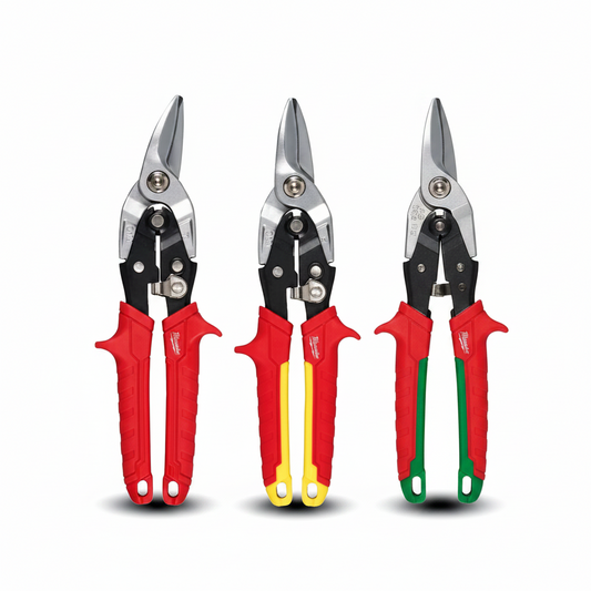 Milwaukee Kaportacı Makası 3'lü Set (Sağ, Sol, Düz)