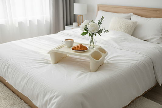 Çok Amaçlı Sehpa 60x30x21 cm - Taşınabilir Mini Masa