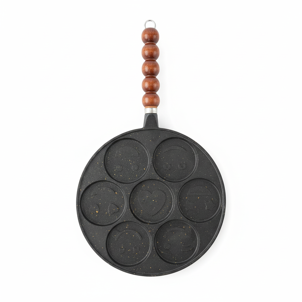 Togo 5626 Döküm Ahşap Sap Pankek Tavası