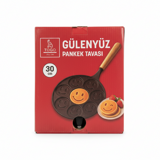 Togo 5626 Döküm Ahşap Sap Pankek Tavası