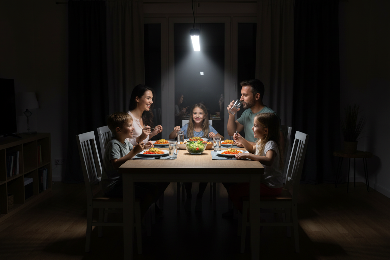 Princo PR-5960 Şarjlı LED Işıldak - 40+1 LED Acil Durum Lambası