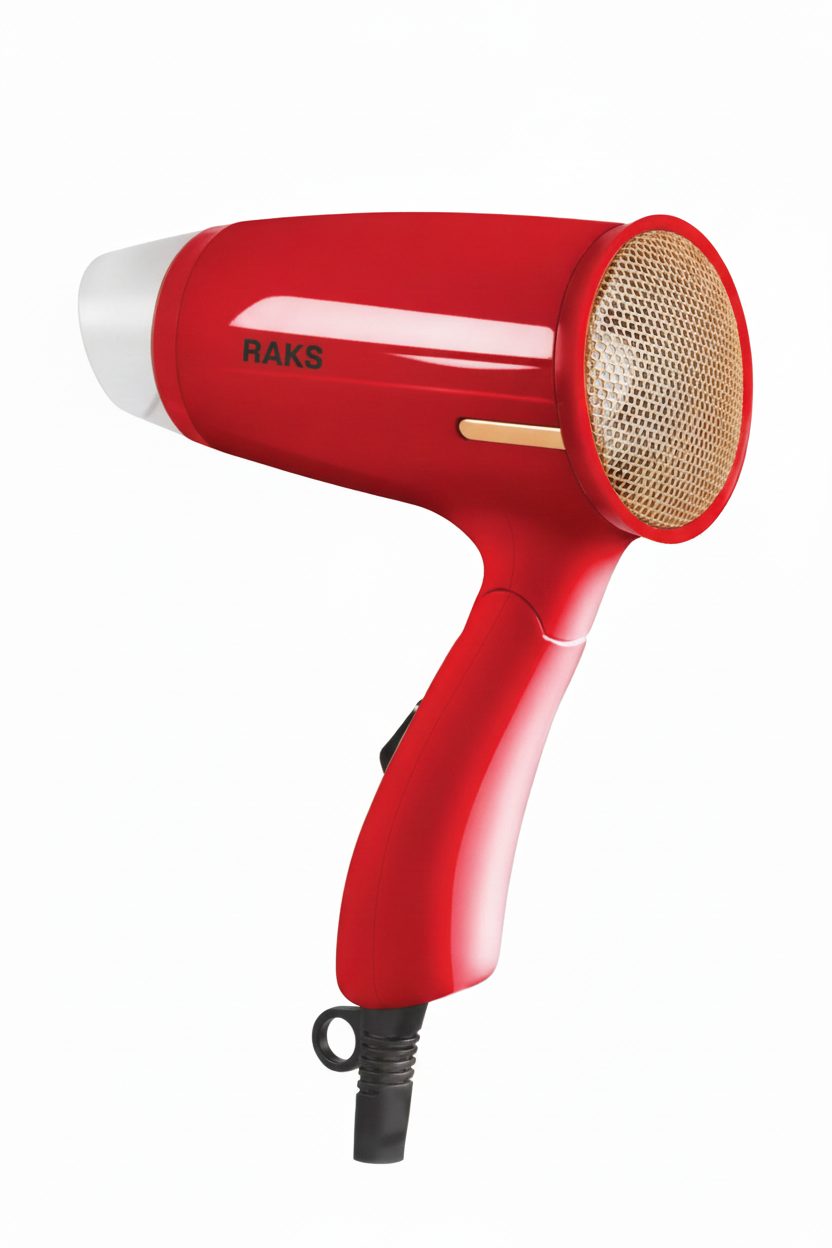 RAKS Mabel Seyahat Tipi Saç Kurutma Makinesi – 1000 W Güçlü Fön Makinesi