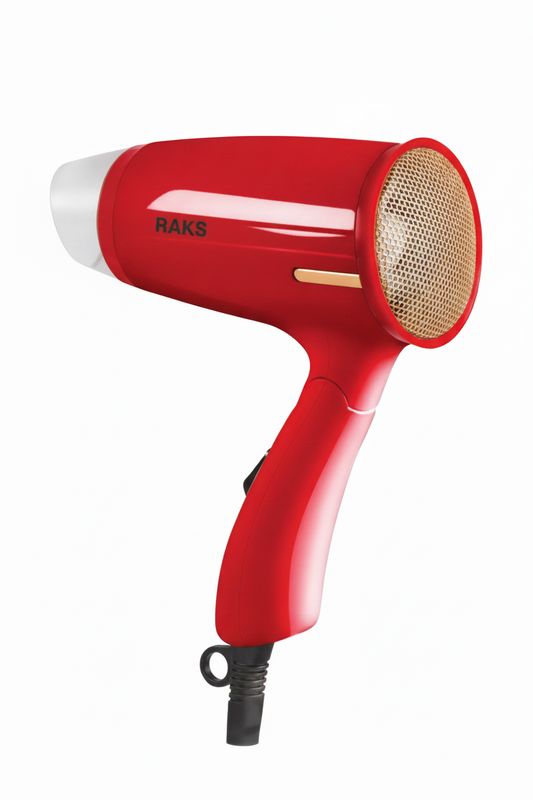 RAKS Mabel Seyahat Tipi Saç Kurutma Makinesi – 1000 W Güçlü Fön Makinesi
