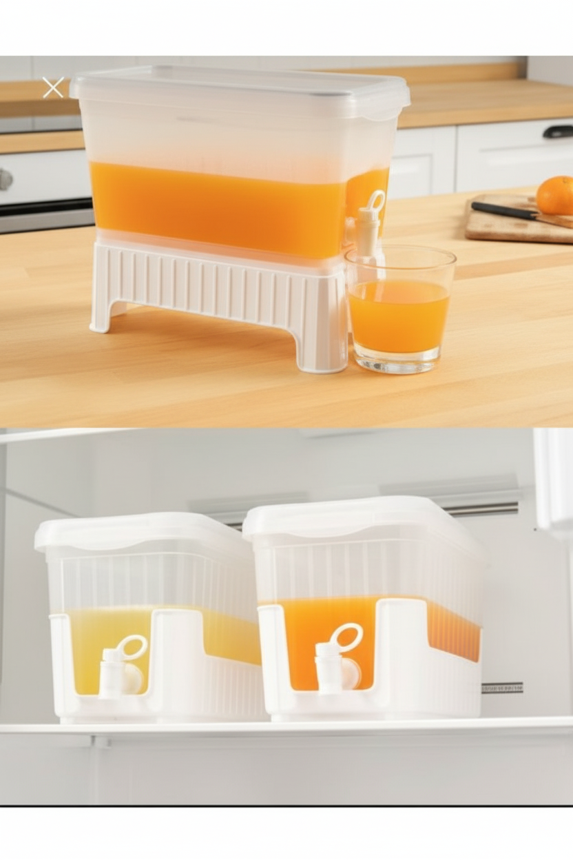 New Life Foly Life BNM-3118 Plastik Musluklu Su Sebili – 4 L Kapasiteli Pratik Su & İçecek Dağıtıcısı