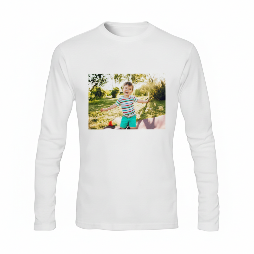 Sublimasyonlu Uzun Kol Tişört - Kişiselleştirilebilir Baskılı