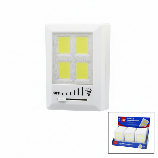 ZMAX-3185 Dekoratif Gece Lambası - 4 COB LED Pilli Işık Ayarlı